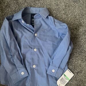 Blue Button-Up Shirt